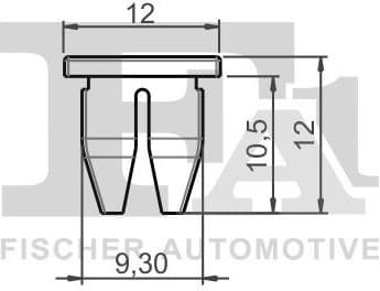 Clip, trim/protection strip 89-60004.5 - image 2