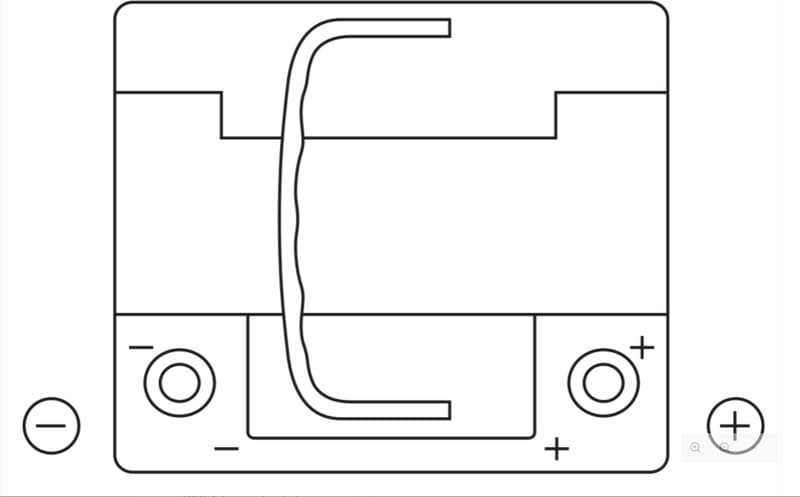 Starter Battery AGM EK500 - image 2