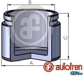 Piston, brake caliper D025873