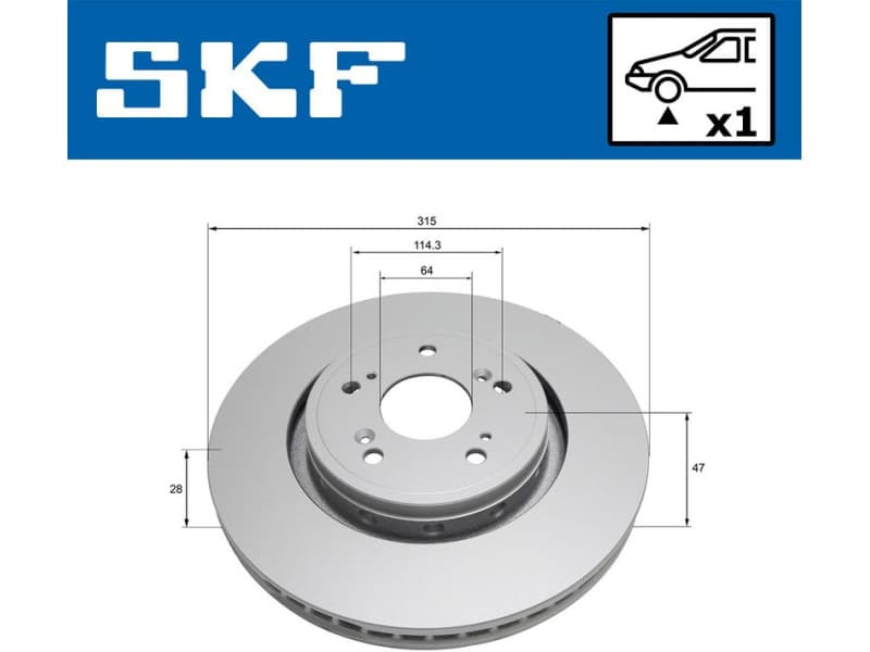 Brake Disc VKBD 81303 V1