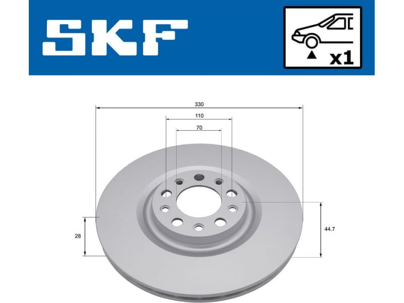 Brake Disc VKBD 81396 V1