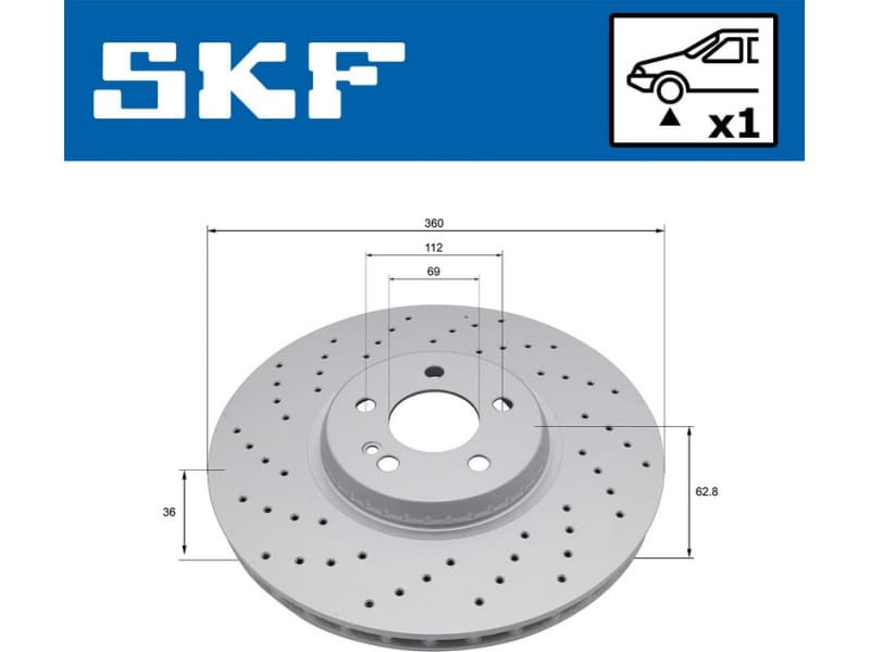 Brake Disc VKBD 81384 V1