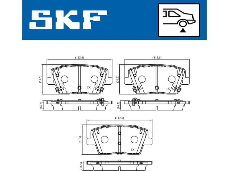 Brake Pad Set, disc brake VKBP 91432 A - image 2