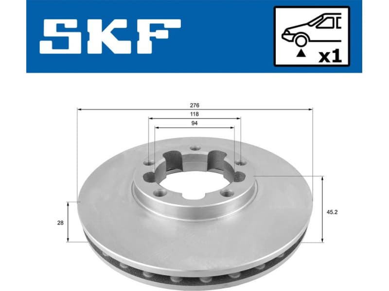 Brake Disc VKBD 81347 V1
