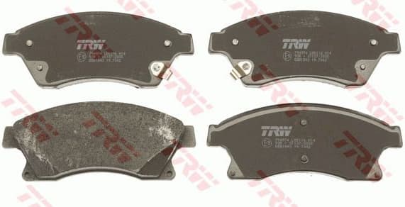 Brake pads front, Top Quality GDB1843 - image 2