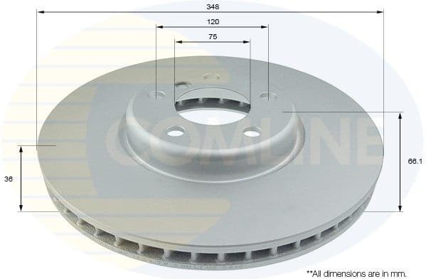 Brake disc, 1pcs FRONT ADC1790VL - image 2