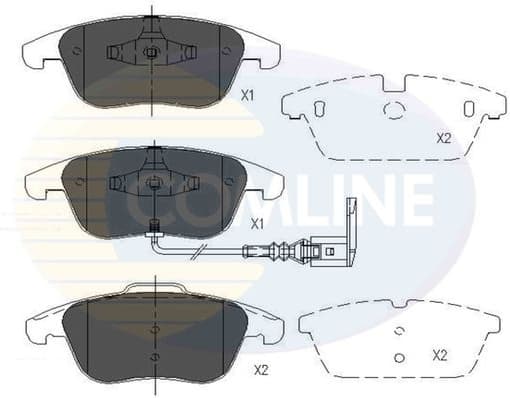 Brake pads front CBP16022