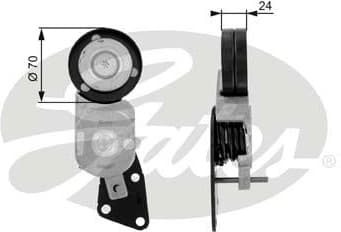 Belt Tensioner, V-ribbed belt DriveAlign™ T38426
