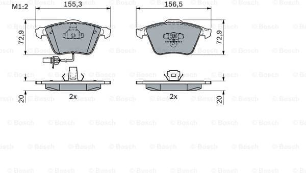 Brake Pad Set, disc brake 0986494104 - image 7