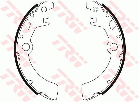 Brake Shoe Set GS8651 - image 2