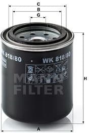 Fuel Filter WK818/80