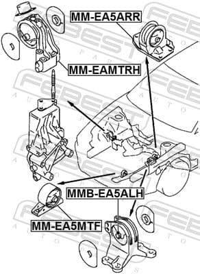 Mounting, engine MM-EA5ARR - image 2