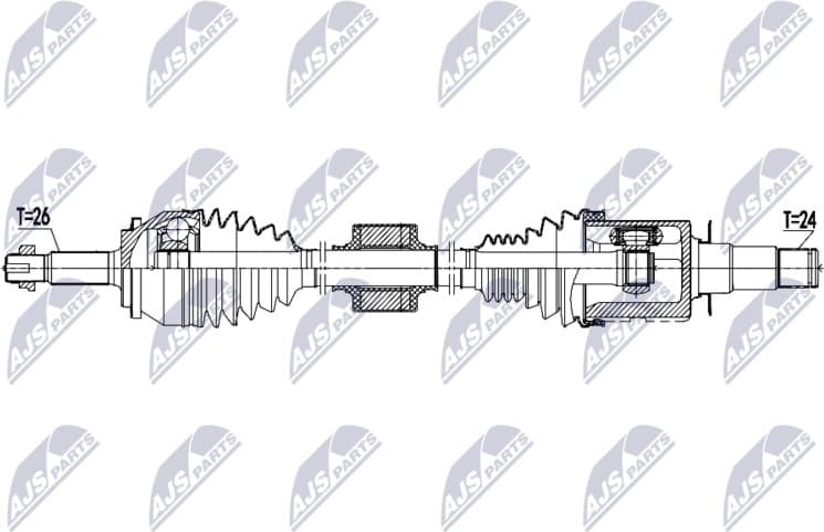 Drive Shaft NPW-TY-234