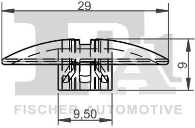 Clip, trim/protection strip 10-40098.5