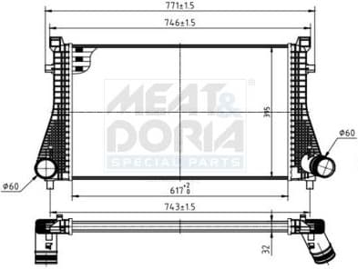 Charge Air Cooler 995182