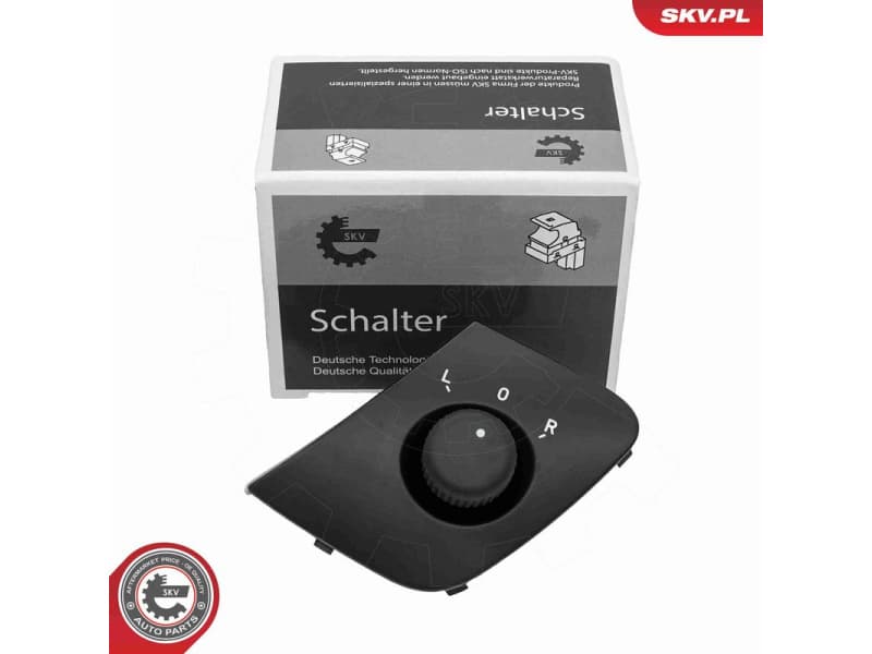 Switch, exterior mirror adjustment 37SKV626