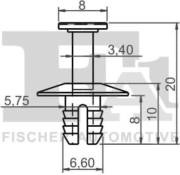 Clip, trim/protection strip 11-20039.5