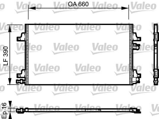 Condenser, air conditioning 814006