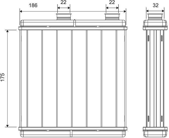 Heat Exchanger, interior heating 811672