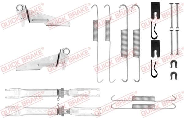 Accessory Kit, brake shoes 105-0854S