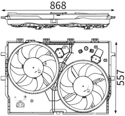Fan, engine cooling CFF 192 000S