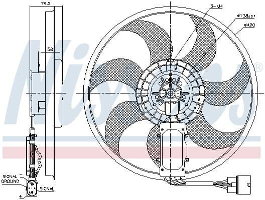 Fan, engine cooling 85729 - image 6
