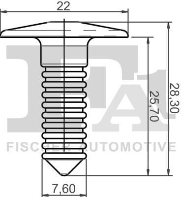 Clip, trim/protection strip 21-10013.5
