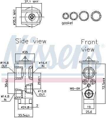 Expansion Valve, air conditioning ** FIRST FIT ** 999283 - image 6