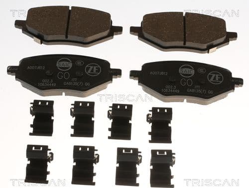 Brake Pad Set, disc brake 8110 82010