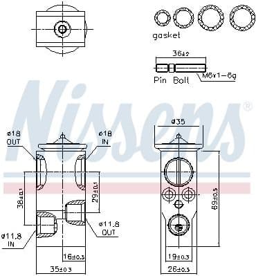 Expansion Valve, air conditioning ** FIRST FIT ** 999437 - image 6