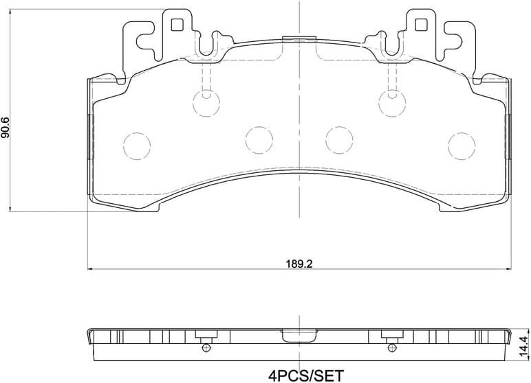 Brake Pad Set, disc brake PRIME LINE P 50 182