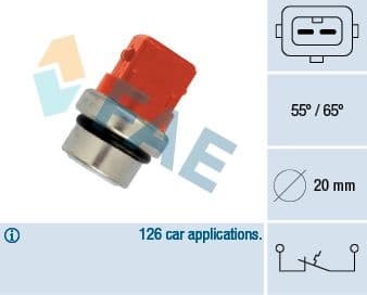 Temperature Switch, coolant warning lamp 35320
