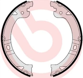 Brake shoes handbrake, Top Quality S11505