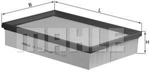 Filter air LX1570 - image 2