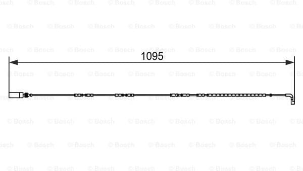 Warning Contact, brake pad wear 1987473069 - image 5