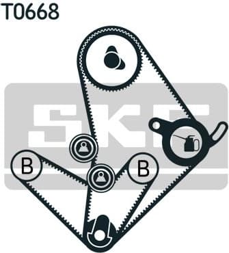Timing Belt Kit VKMA 95010 - image 2