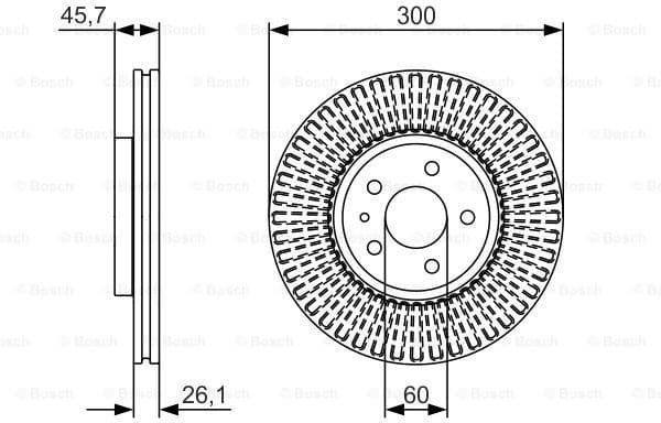 Brake Disc 0986479666 - image 2