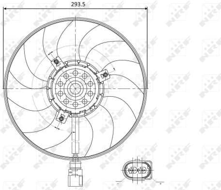 Fan, engine cooling 47395