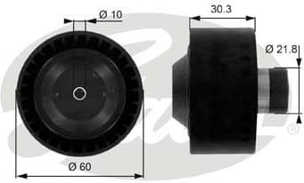 Deflection/Guide Pulley, V-ribbed belt DriveAlign™ T36034