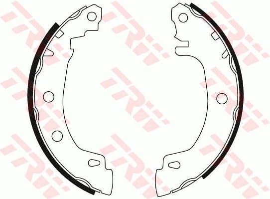 Brake Shoe Set GS8616 - image 2