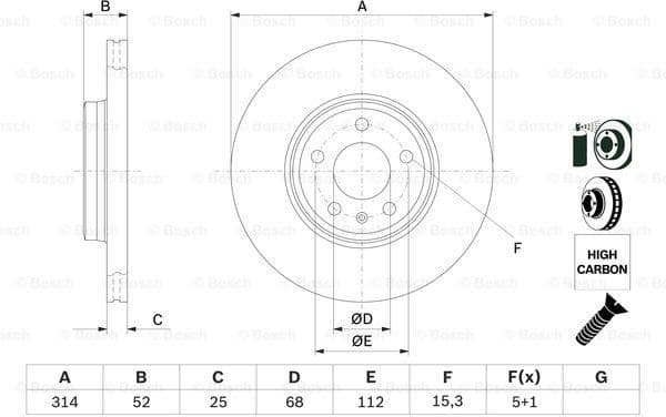 Brake Disc 0986479467 - image 5