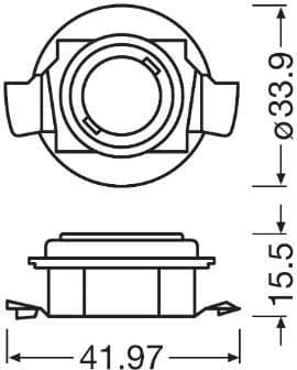 Adapteris fiksatorius skirtas LED H7 lemputei tvirtinti vietoj paprastos H7 - image 3