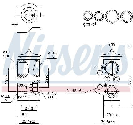 Expansion Valve, air conditioning 999485 - image 6