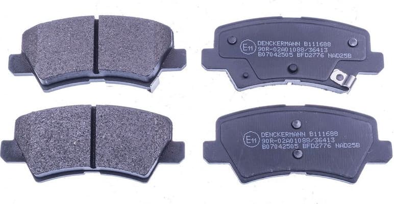 Brake Pad Set, disc brake B111688