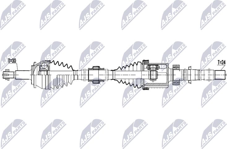 Drive Shaft NPW-TY-238