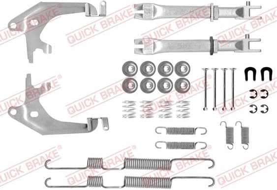 Accessory Kit, brake shoes 105-0730S