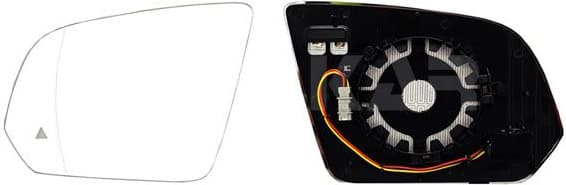 Mirror Glass, exterior mirror 6451711