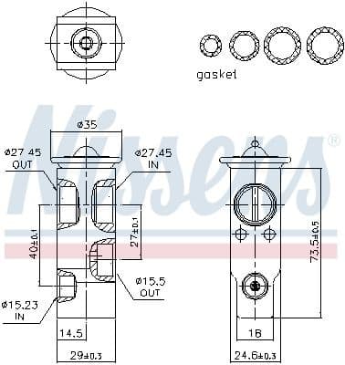 Expansion Valve, air conditioning 999548 - image 6
