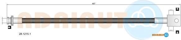 Brake hose rear NI21.798