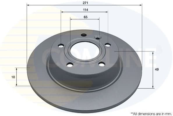 Brake Disc COATED ADC5336